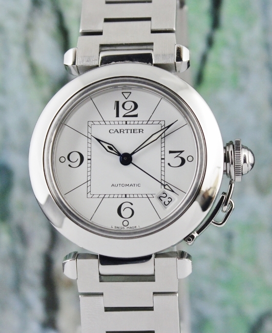 (image for) A CARTIER STAINLESS STEEL PASHA SEATIMER AUTOMATIC WATCH / 2970